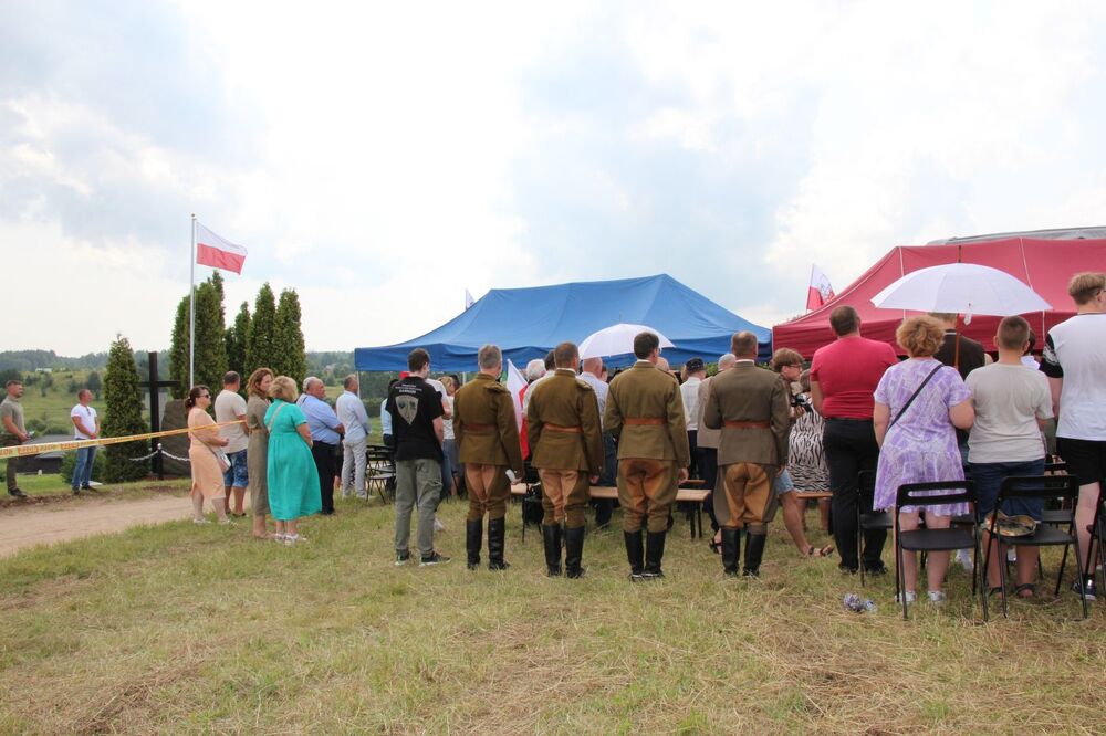 Uroczystości w Krawczunach upamiętniające żołnierzy AK walczących o Wilno – 13 lipca 2024. Fot, Magdalena Dzienis-Todorczuk (IPN)