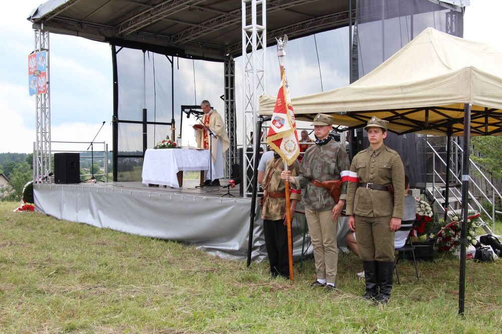 Uroczystości w Krawczunach upamiętniające żołnierzy AK walczących o Wilno – 13 lipca 2024. Fot, Magdalena Dzienis-Todorczuk (IPN)