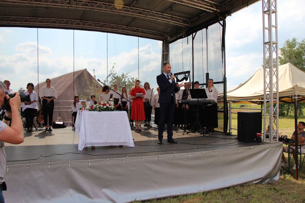 Uroczystości w Krawczunach upamiętniające żołnierzy AK walczących o Wilno – 13 lipca 2024. Fot, Magdalena Dzienis-Todorczuk (IPN)