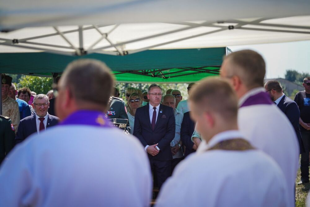 Uroczystości upamiętniające ofiary Zbrodni Wołyńskiej – Sielec (Ukraina), 13 lipca 2024. Fot. Mateusz Niegowski (IPN)