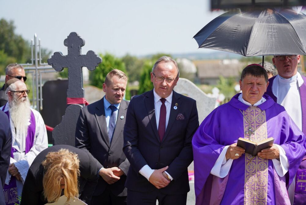 Uroczystości upamiętniające ofiary Zbrodni Wołyńskiej – Sielec (Ukraina), 13 lipca 2024. Fot. Mateusz Niegowski (IPN)