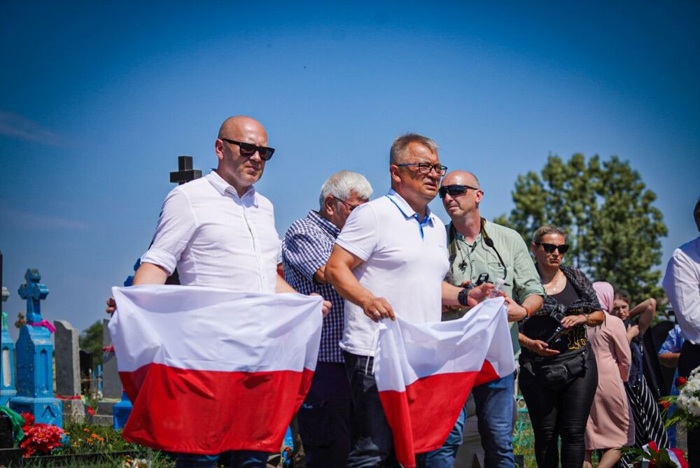 Uroczystości upamiętniające ofiary Zbrodni Wołyńskiej – Sielec (Ukraina), 13 lipca 2024. Fot. Mateusz Niegowski (IPN)