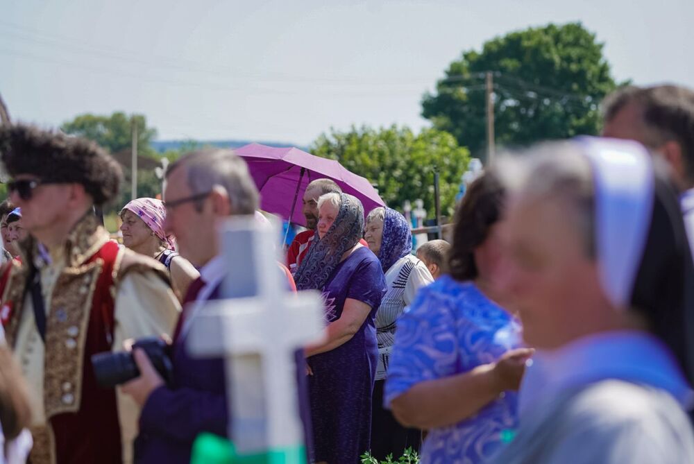 Uroczystości upamiętniające ofiary Zbrodni Wołyńskiej – Sielec (Ukraina), 13 lipca 2024. Fot. Mateusz Niegowski (IPN)