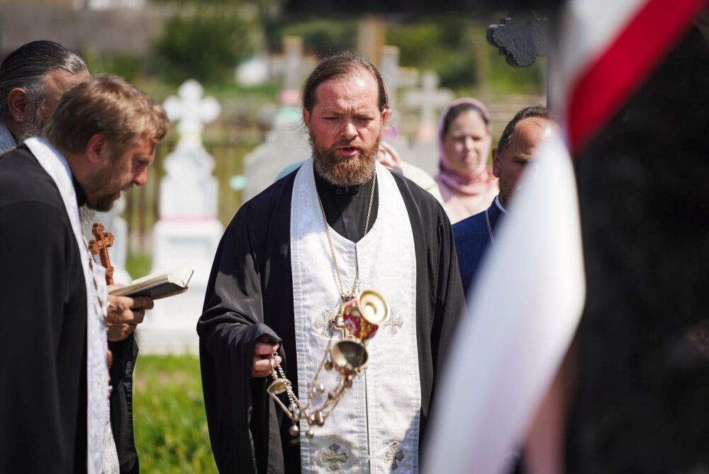 Uroczystości upamiętniające ofiary Zbrodni Wołyńskiej – Sielec (Ukraina), 13 lipca 2024. Fot. Mateusz Niegowski (IPN)