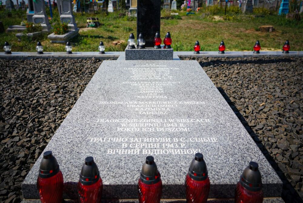 Uroczystości upamiętniające ofiary Zbrodni Wołyńskiej – Sielec (Ukraina), 13 lipca 2024. Fot. Mateusz Niegowski (IPN)