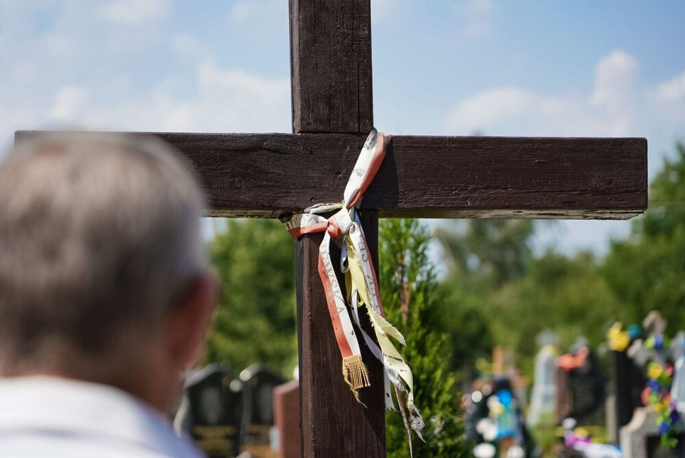 Wizyta przedstawicieli IPN w m. Sokul (Ukraina) – 13 lipca 2024. Fot. Mateusz Niegowski (IPN)