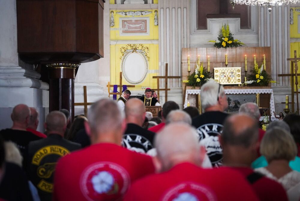 Msza św. w katedrze św. Apostołów Piotra i Pawła w Łucku (Ukraina) –14 lipca 2024. Fot. Mateusz Niegowski (IPN)