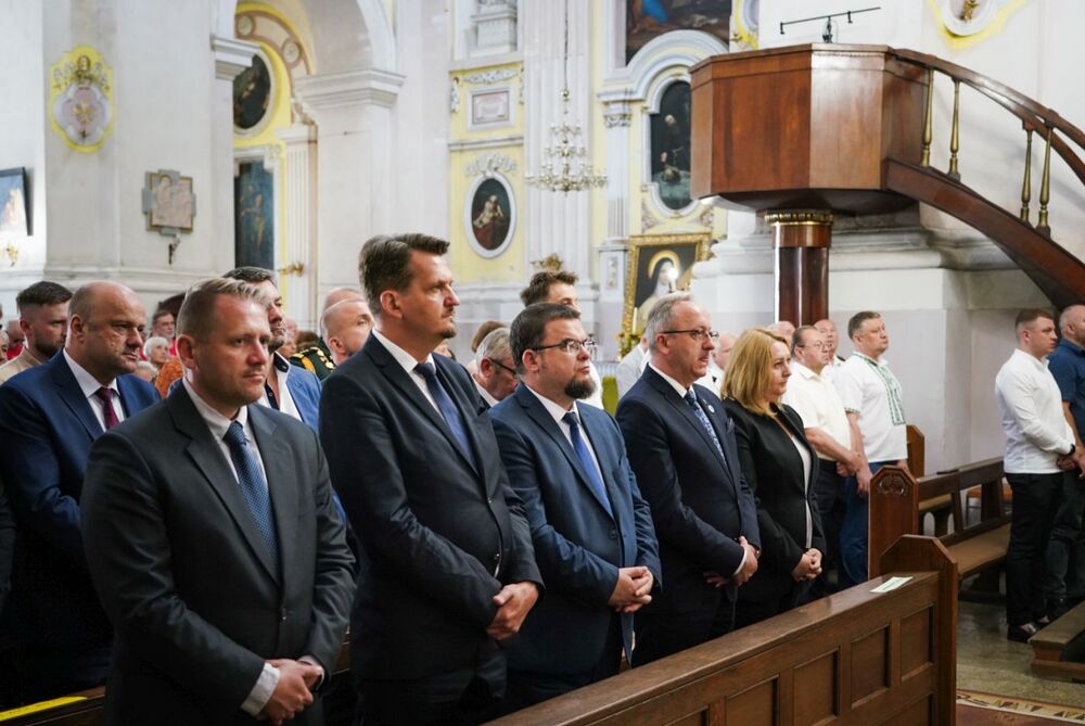 Msza św. w katedrze św. Apostołów Piotra i Pawła w Łucku (Ukraina) –14 lipca 2024. Fot. Mateusz Niegowski (IPN)