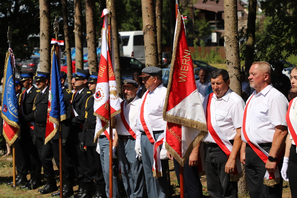 W Gibach uczczono Ofiary Obławy Augustowskiej – 21 lipca 2024. Fot. Paula Prudziłowicz (IPN)