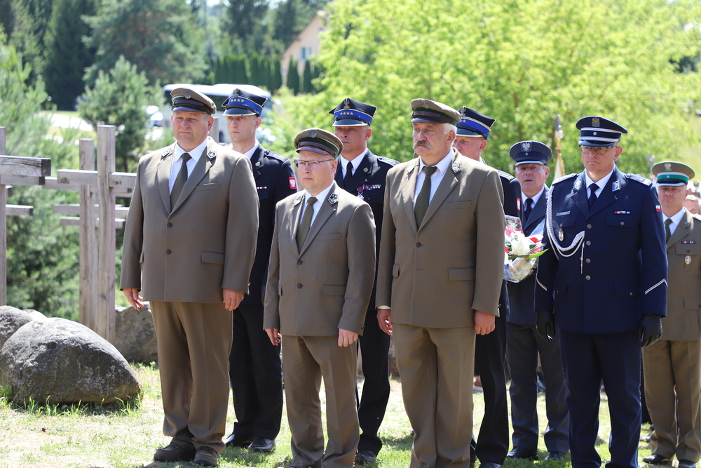 W Gibach uczczono Ofiary Obławy Augustowskiej – 21 lipca 2024. Fot. Paula Prudziłowicz (IPN)