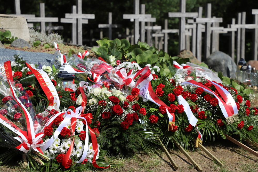 W Gibach uczczono Ofiary Obławy Augustowskiej – 21 lipca 2024. Fot. Paula Prudziłowicz (IPN)