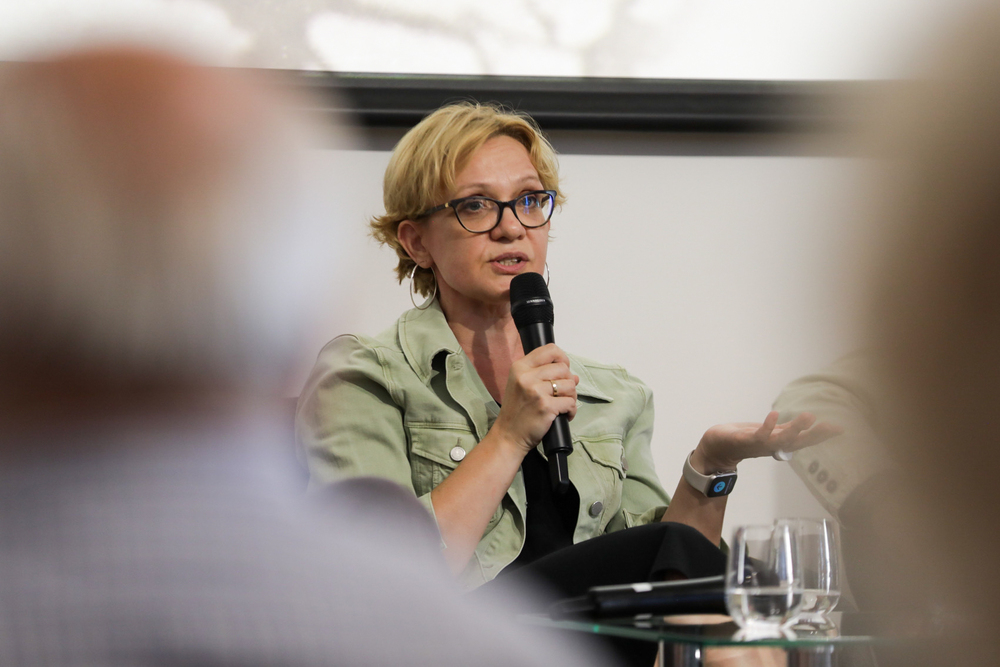 Spotkanie poświęcone Powstaniu Warszawskiemu z cyklu „Z Rakowieckiej… Seminaria naukowe z najnowszej historii Polski” – Warszawa, 23 lipca 2024. Fot. Mikołaj Bujak (IPN)