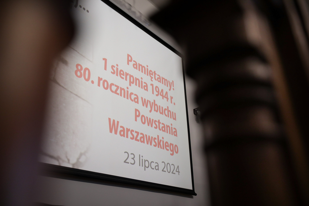 Spotkanie poświęcone Powstaniu Warszawskiemu z cyklu „Z Rakowieckiej… Seminaria naukowe z najnowszej historii Polski” – Warszawa, 23 lipca 2024. Fot. Mikołaj Bujak (IPN)