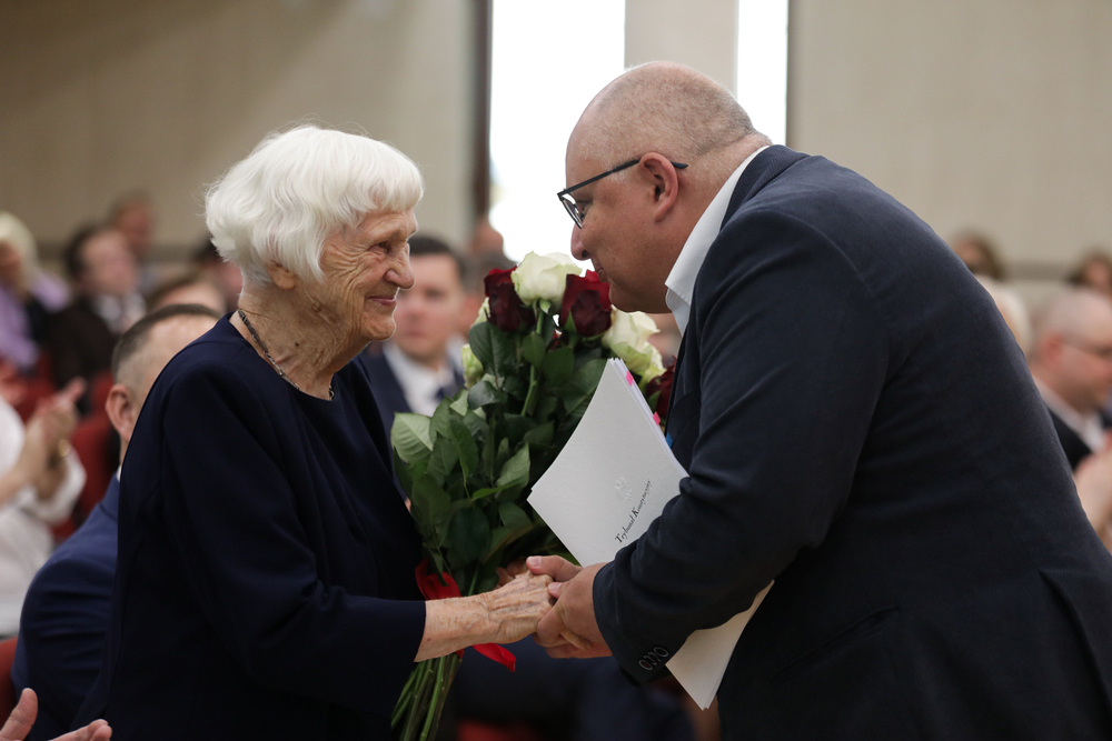 100-lecie urodzin profesor Krystyny Paluszyńskiej-Daszkiewicz – Warszawa, 24 lipca 2024. Fot. Mikołaj Bujak (IPN)