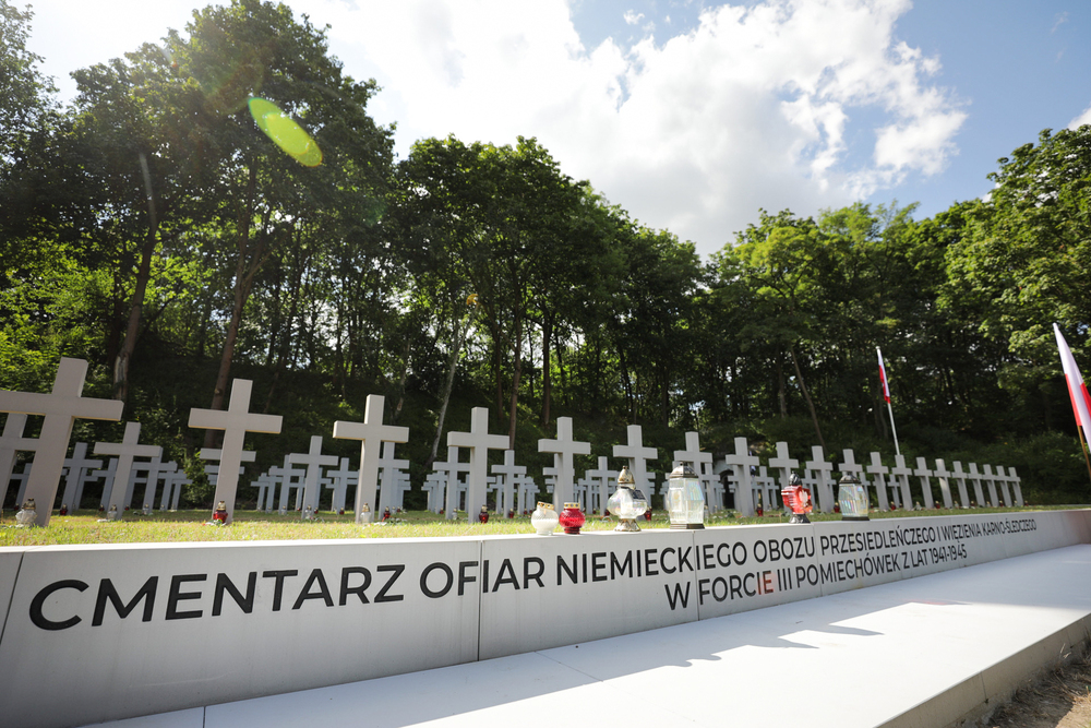 Uroczystość upamiętniająca ofiary niemieckich zbrodni w Pomiechówku – 30 lipca 2024. Fot. Mikołaj Bujak (IPN)