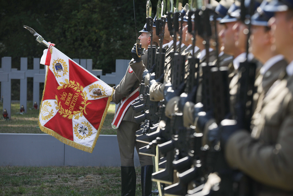 Uroczystość upamiętniająca ofiary niemieckich zbrodni w Pomiechówku – 30 lipca 2024. Fot. Mikołaj Bujak (IPN)