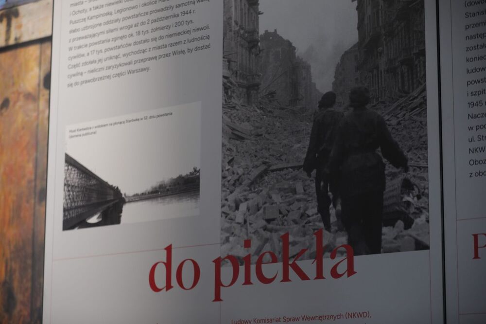 Otwarcie wystawy „Z piekła do piekła z okazji 80. rocznicy wybuchu Powstania Warszawskiego – Warszawa, 31 lipca 2024. Fot. Mikołaj Bujak (IPN)