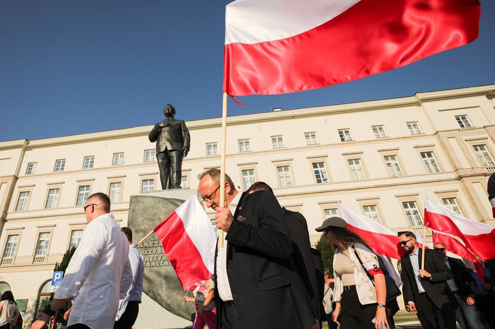 Marsz Powstania Warszawskiego – 1 sierpnia 2024. Fot. Mikołaj Bujak (IPN)
