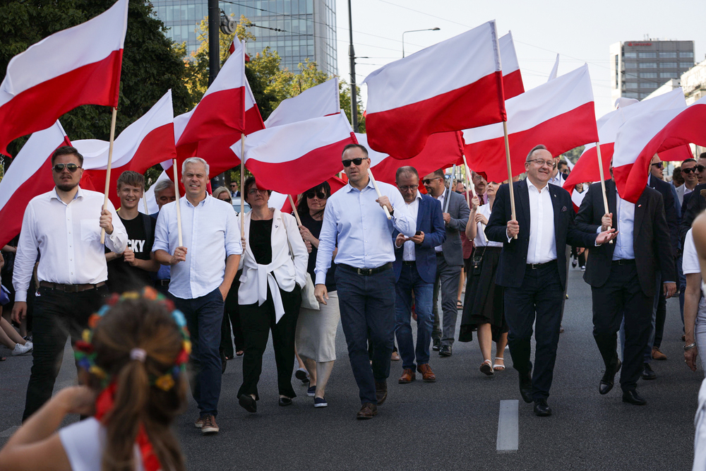 Marsz Powstania Warszawskiego – 1 sierpnia 2024. Fot. Mikołaj Bujak (IPN)