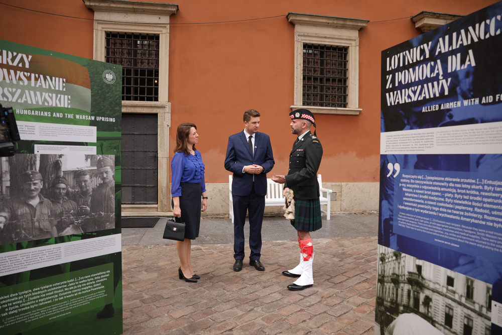 Otwarcie wystawy „Cudzoziemcy w Powstaniu Warszawskim” – Warszawa, 2 sierpnia 2024. Fot. Mikołaj Bujak (IPN)