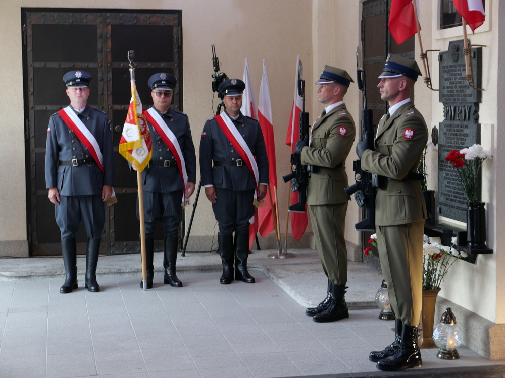 Uroczystości zorganizowane w związku ze zdobyciem przez Powstańców gmachu Polskiej Wytwótni Papierów Wartościowych – Warszawa, 2 sierpnia 2024. Fot. Krzysztof Wojciechowski (IPN)