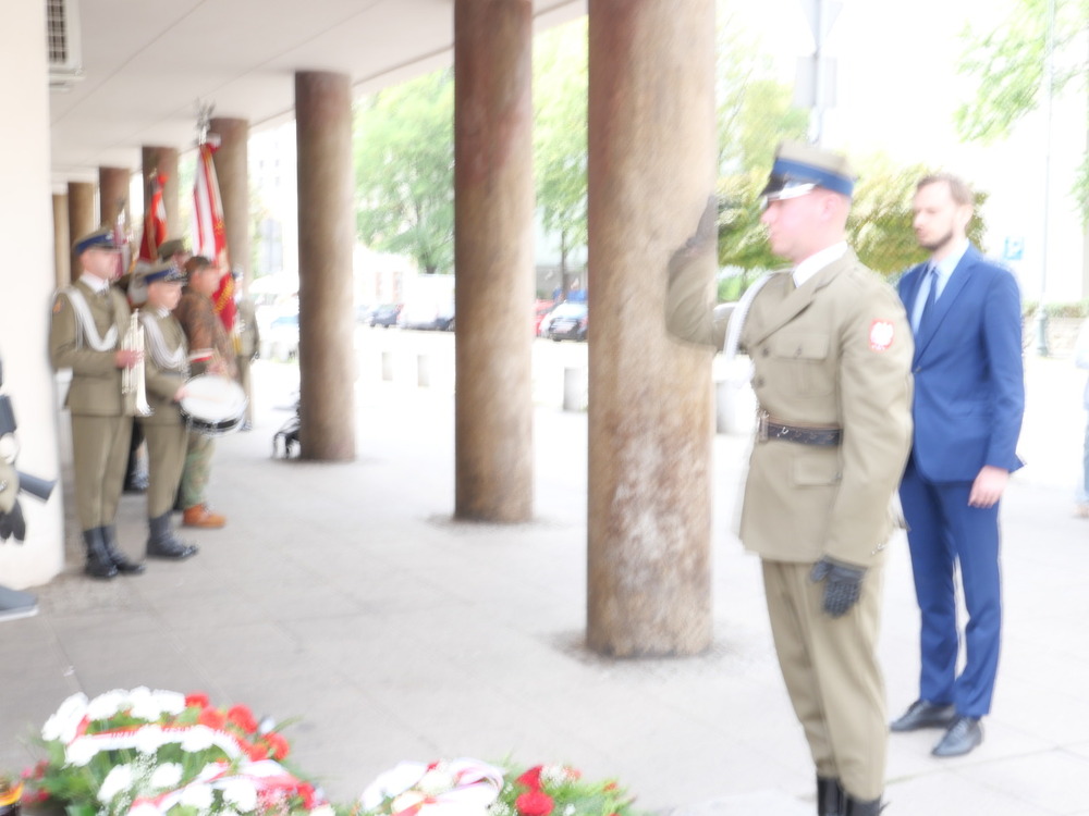 Hołd poległym w 80. rocznicę zdobycia przez żołnierzy batalionu „Chrobry” posterunku żandarmerii niemieckiej Nordwache – Warszawa, 3 sierpnia 2024. Fot. Krzysztof Wojciechowski (IPN)