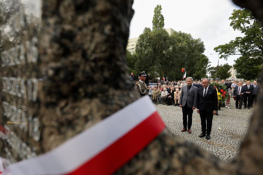 Uroczystości w hołdzie ludności cywilnej Woli zamordowanej przez Niemców podczas Powstania Warszawskiego – 5 sierpnia 2024. Fot. Mikołaj Bujak (IPN)