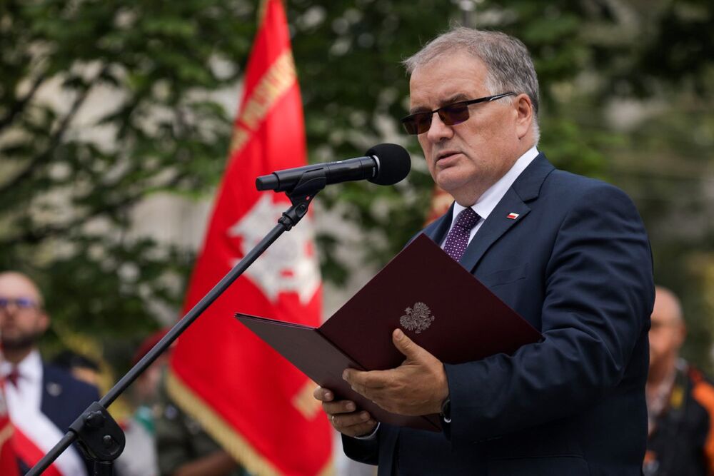 Uroczystości w hołdzie ludności cywilnej Woli zamordowanej przez Niemców podczas Powstania Warszawskiego – 5 sierpnia 2024. Fot. Mikołaj Bujak (IPN)