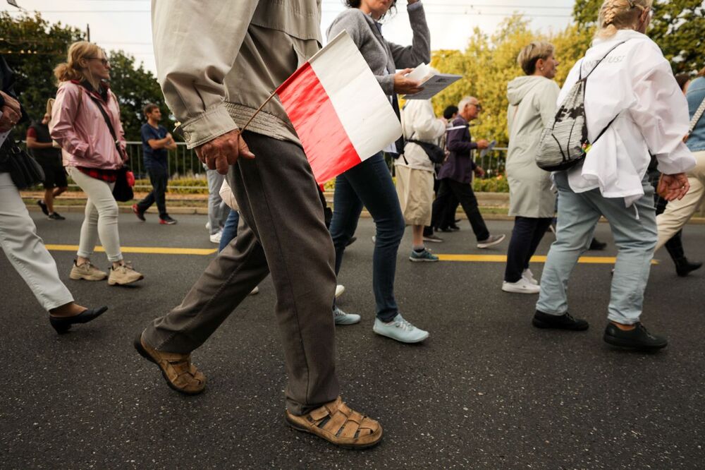 Uroczystości w hołdzie ludności cywilnej Woli zamordowanej przez Niemców podczas Powstania Warszawskiego – 5 sierpnia 2024. Fot. Mikołaj Bujak (IPN)