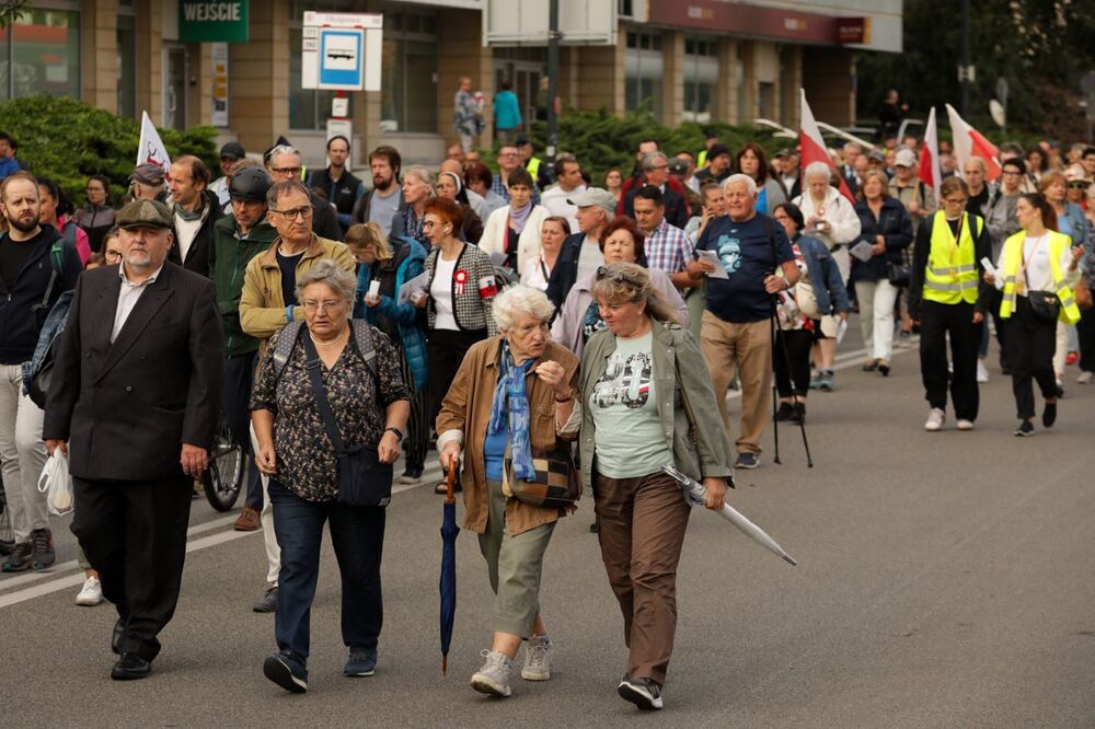 Uroczystości w hołdzie ludności cywilnej Woli zamordowanej przez Niemców podczas Powstania Warszawskiego – 5 sierpnia 2024. Fot. Mikołaj Bujak (IPN)