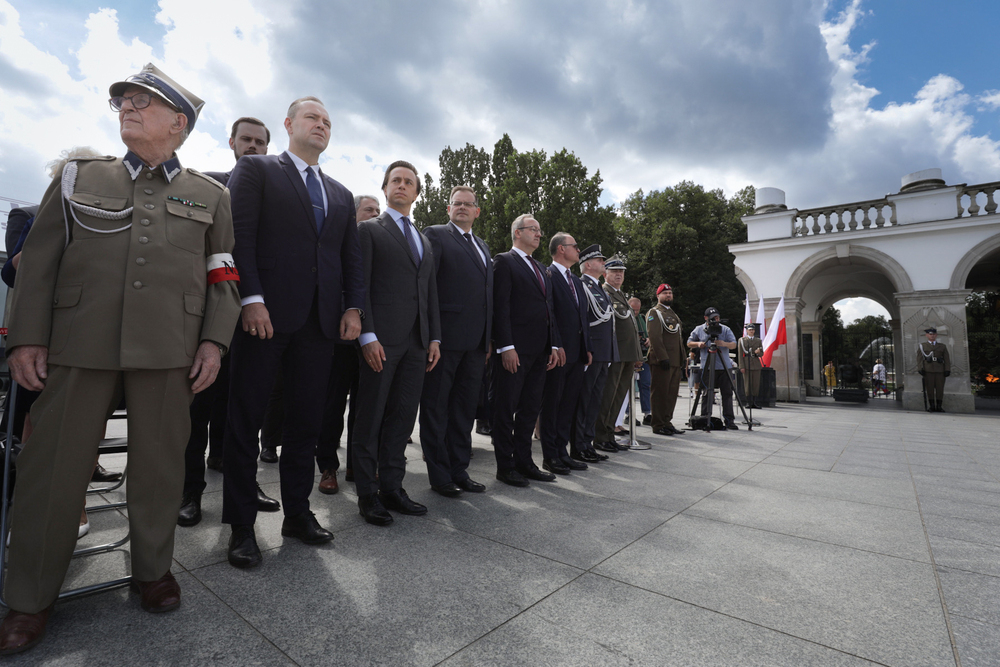 80. rocznica powstania Brygady Świętokrzyskiej Narodowych Sił Zbrojnych – Warszawa, 11 sierpnia 2024. Fot. Mikołaj Bujak (IPN)