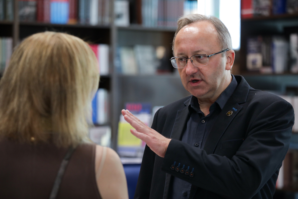 Dni Wydawnictwa IPN. Na zdj. dr hab. Karol Polejowski, zastępca prezesa IPN – Warszawa, 10 sierpnia 2024. Fot. Mikołaj Bujak (IPN)