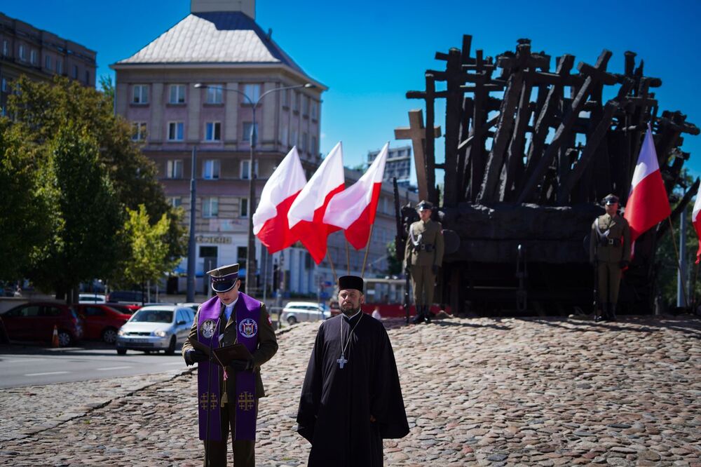 Uroczystości ku czci ofiar „operacji polskiej” NKWD 1937–1938 – Warszawa, 12 sierpnia 2024. Fot. Mateusz Niegowski (IPN)
