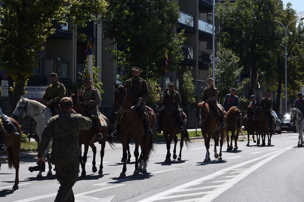 Zakończenie LIX Marszu Szlakiem Pierwszej Kompanii Kadrowej. Fot. Michał Zawisza (IPN)