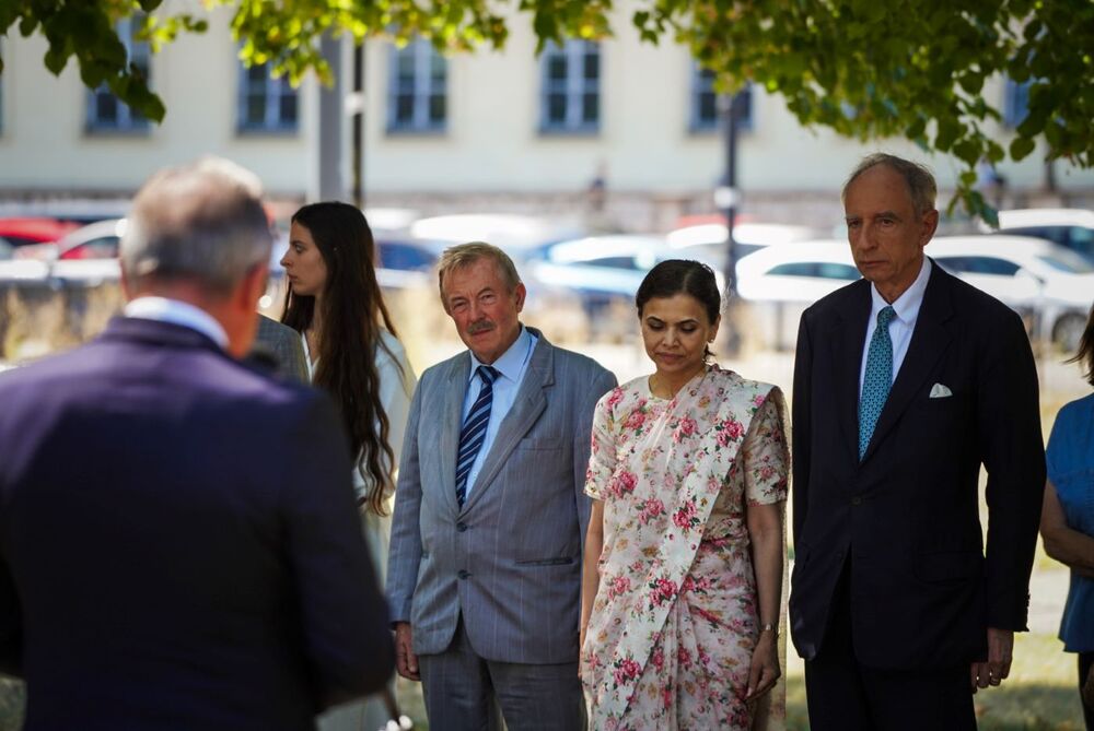 Uroczystości upamiętniające polskich uchodźców z ZSRS, którzy znaleźli schronienie w Indiach – Warszawa, 14 sierpnia 2024. Fot. Mateusz Niegowski (IPN)