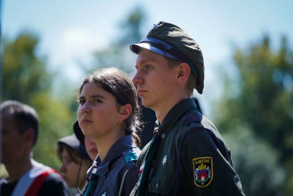 Obchody 104. rocznicy bitwy pod Zadwórzem – Ukraina, 17 sierpnia 2024. Fot. Mateusz Niegowski (IPN)