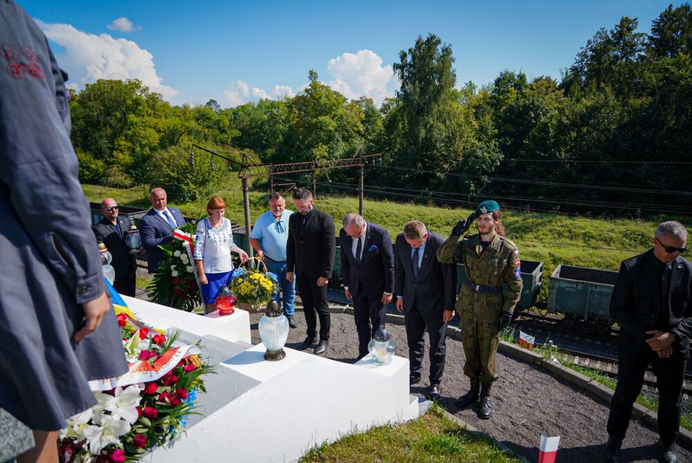 Obchody 104. rocznicy bitwy pod Zadwórzem – Ukraina, 17 sierpnia 2024. Fot. Mateusz Niegowski (IPN)