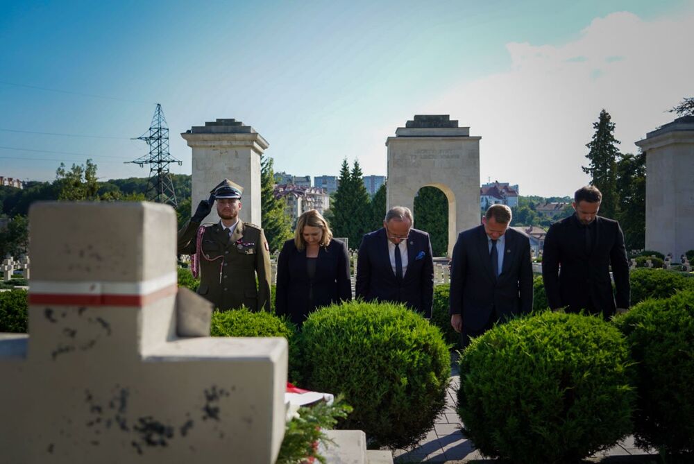 Obchody 104. rocznicy bitwy pod Zadwórzem – Ukraina, 17 sierpnia 2024. Fot. Mateusz Niegowski (IPN)