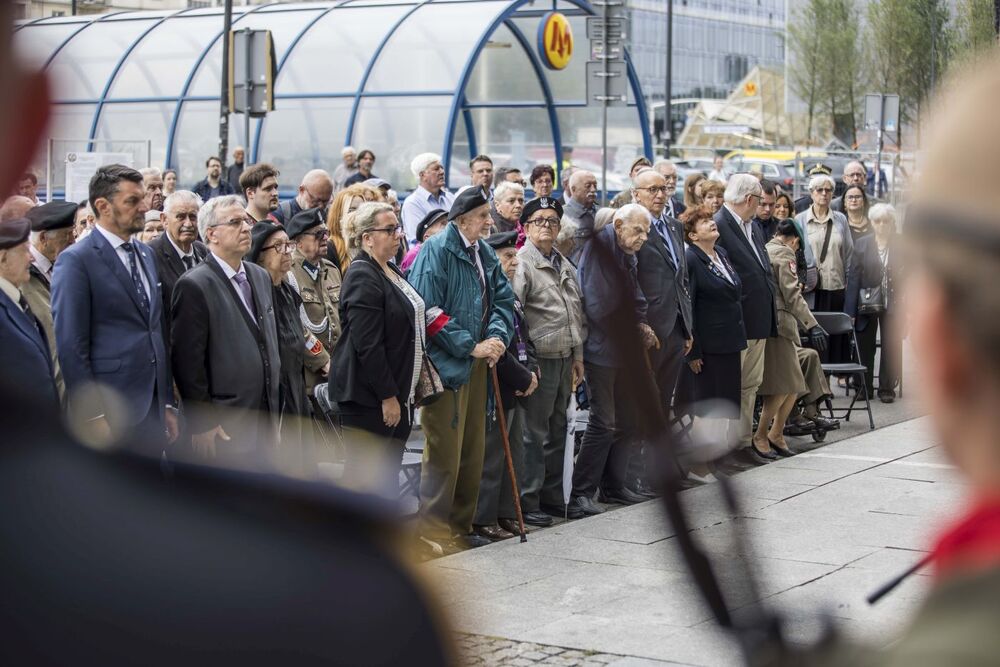80. rocznica zdobycia gmachu PAST-y przez Powstańców Warszawskich – Warszawa, 20 sierpnia 2024. Fot Katarzyna Adamów (IPN)