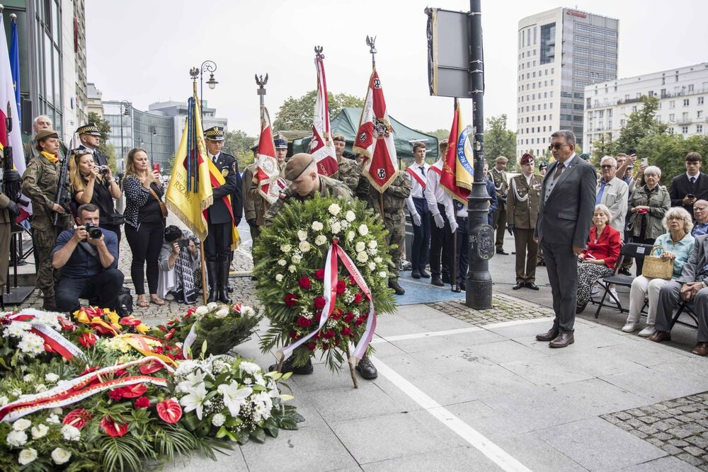 80. rocznica zdobycia gmachu PAST-y przez Powstańców Warszawskich – Warszawa, 20 sierpnia 2024. Fot Katarzyna Adamów (IPN)