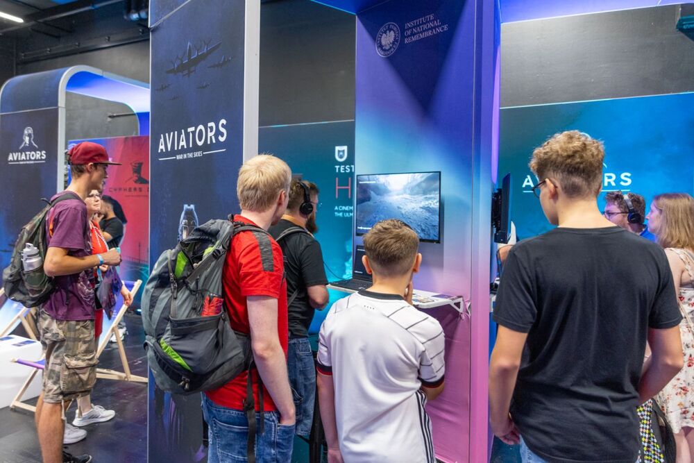 Biuro Nowych Technologii IPN na targach Gamescom – Kolonia (Niemcy), 21–25 sierpnia 2024. Fot. WOW Pictures