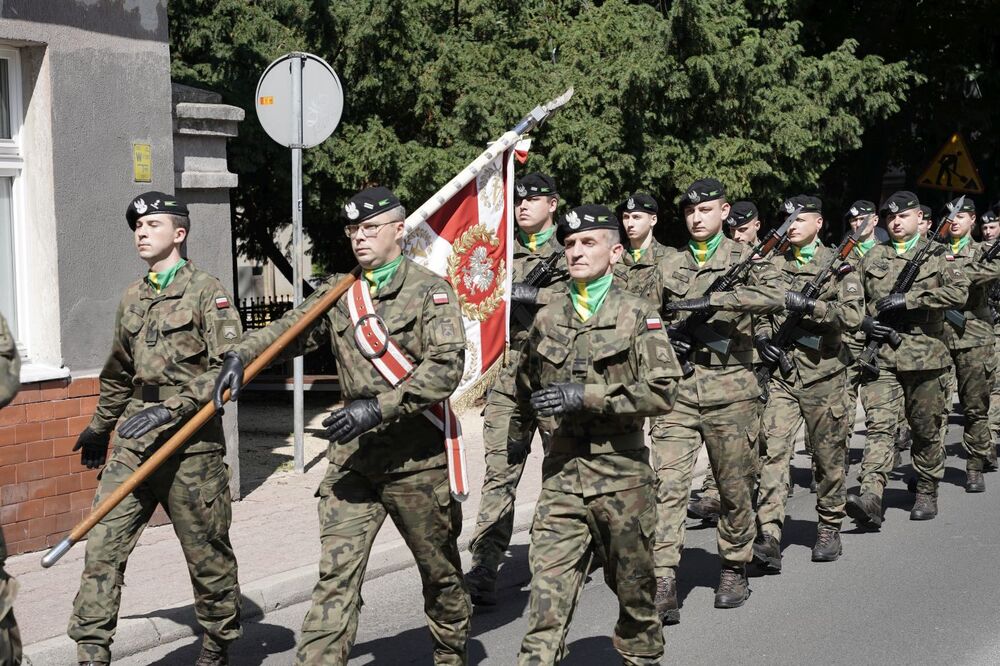 Uroczystość odsłonięcia Pomnika Ofiar Zbrodni Wołyńskiej – Zielona Góra, 24 sierpnia 2024. Fot. Bartosz Kochański (IPN)