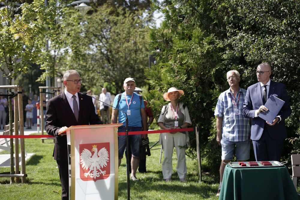 Uroczystość odsłonięcia Pomnika Ofiar Zbrodni Wołyńskiej – Zielona Góra, 24 sierpnia 2024. Fot. Bartosz Kochański (IPN)