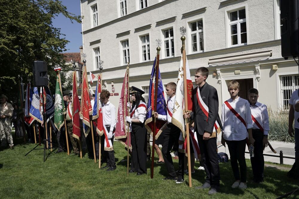 Uroczystość odsłonięcia Pomnika Ofiar Zbrodni Wołyńskiej – Zielona Góra, 24 sierpnia 2024. Fot. Bartosz Kochański (IPN)