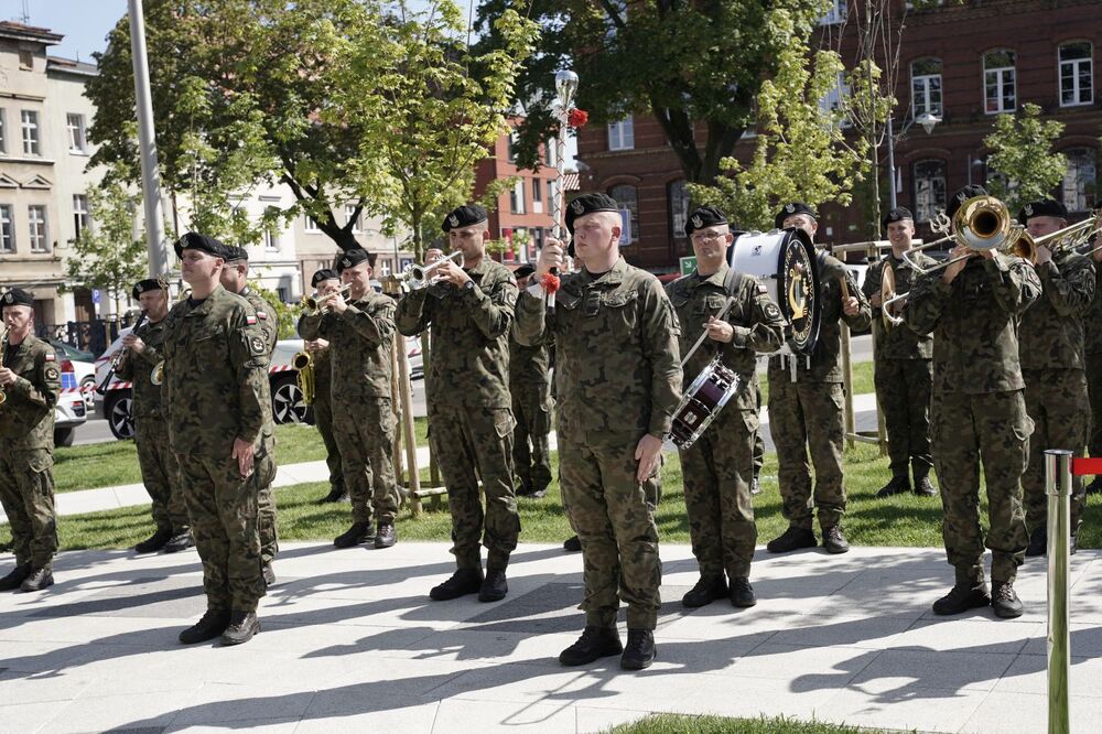 Uroczystość odsłonięcia Pomnika Ofiar Zbrodni Wołyńskiej – Zielona Góra, 24 sierpnia 2024. Fot. Bartosz Kochański (IPN)