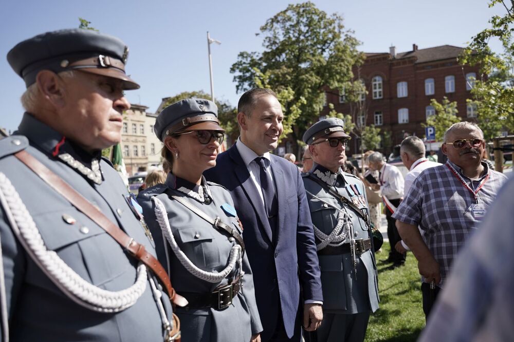 Uroczystość odsłonięcia Pomnika Ofiar Zbrodni Wołyńskiej – Zielona Góra, 24 sierpnia 2024. Fot. Bartosz Kochański (IPN)