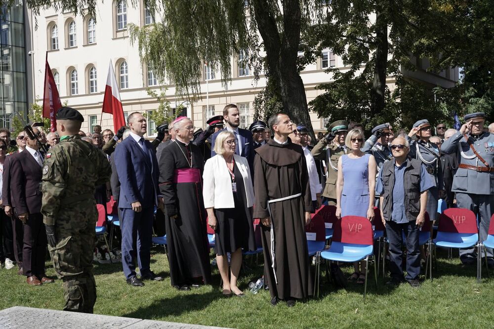 Uroczystość odsłonięcia Pomnika Ofiar Zbrodni Wołyńskiej – Zielona Góra, 24 sierpnia 2024. Fot. Bartosz Kochański (IPN)