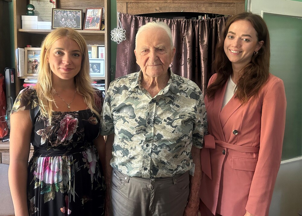 Hołd dla Bohaterów – przekazaliśmy Powstańcom Warszawskim listy od młodzieży. Na zdj. Jakub Tomasz Nowakowski ps. Tomek. Fot. Marta Golińska (IPN)