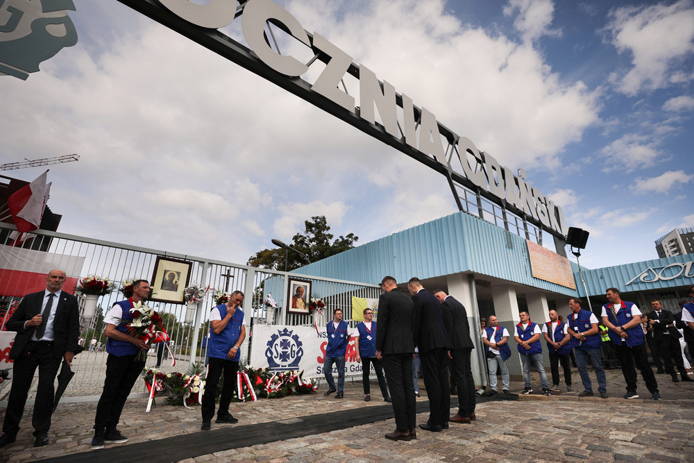 Obchody 44. rocznicy podpisania Porozumień Sierpniowych i powstania NSZZ „Solidarność” – Gdańsk, 31 sierpnia 2024. Fot. Mikołaj Bujak (IPN)