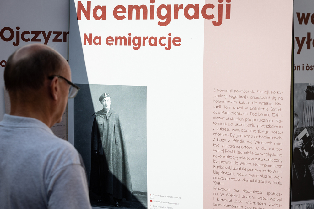 Uroczystość odsłonięcia pomnika Lecha Bądkowskiego – Gdańsk, 31 sierpnia 2024. Na zdj. zastępca prezesa IPN dr hab. Karol Polejowski. Fot. Roman Jocher